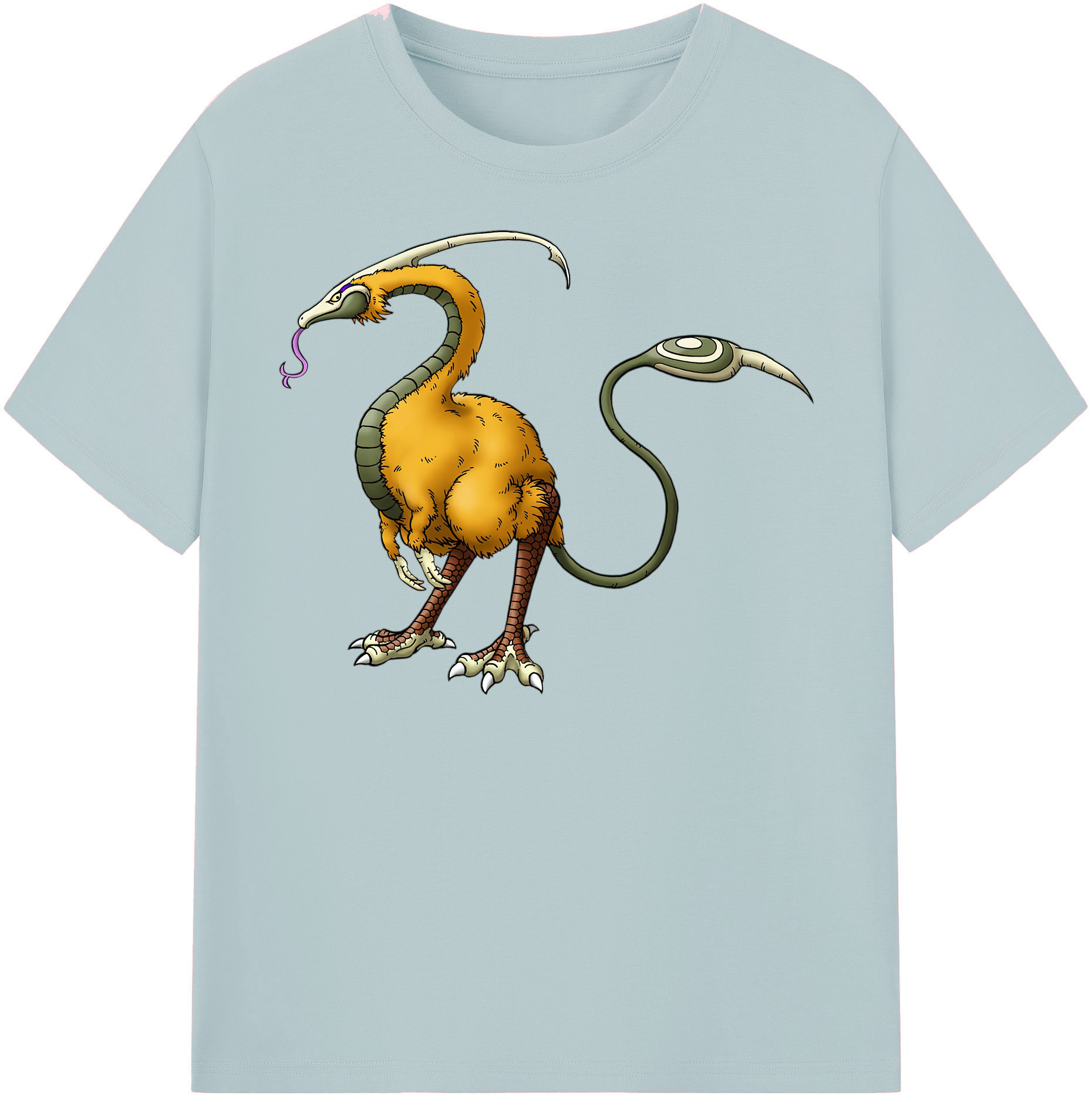 （画像用） ドラゴンクエスト Doragon Kuesuto Dragon Quest 綿100％半袖Tシャツ（フロントプリント）